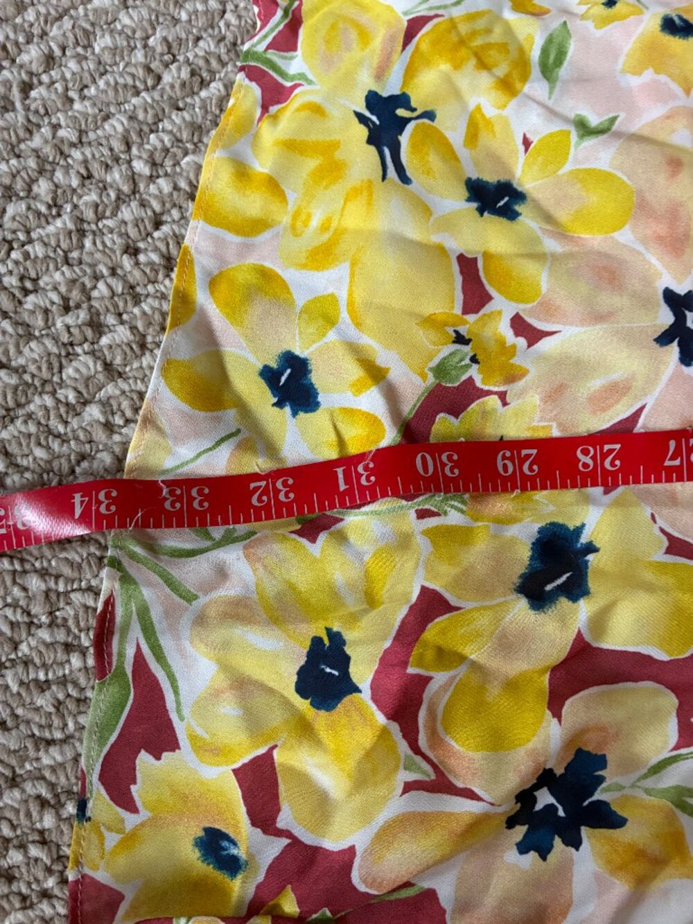 Tahari Naomi Floral Silk Asymmetrical Sleeveless Midi-Dress Size 14 $495 - Picture 7 of 8